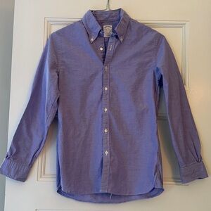 Brooks Brothers Casual Purple Button-Down Shirt
